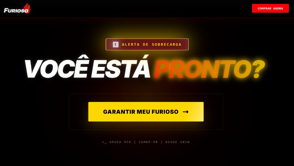 Landing Page Furioso Bottom
