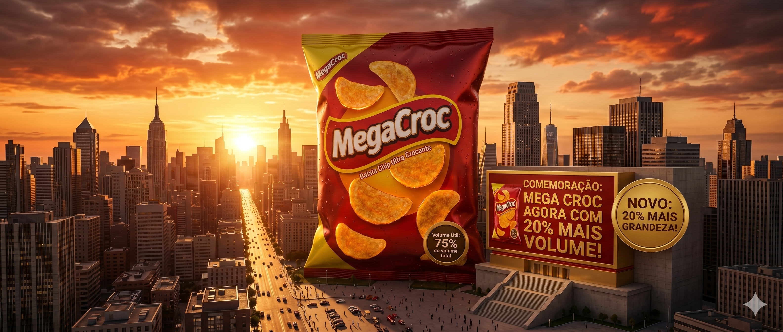 MegaCroc Anúncio Revista Produto